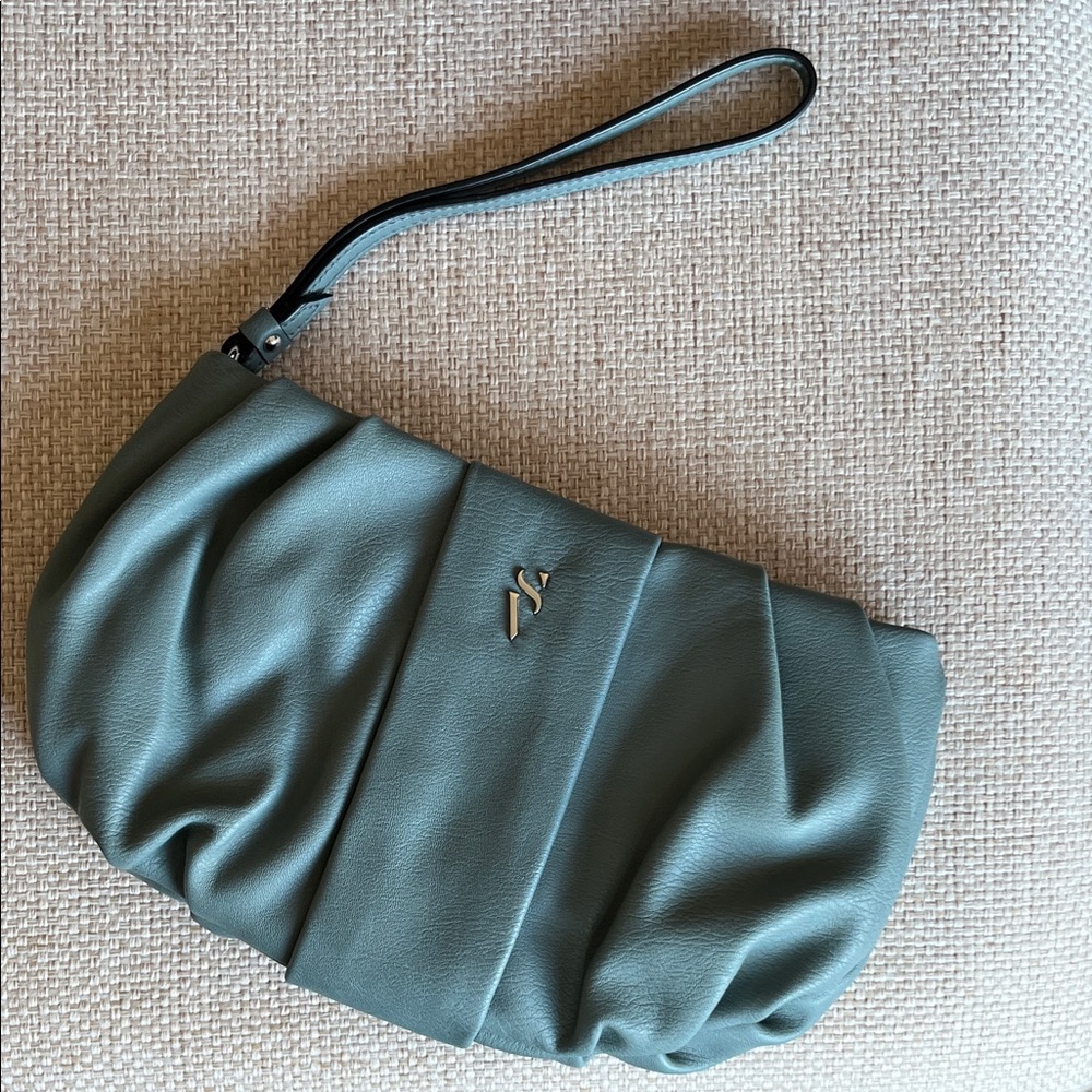 Vera Wang Wristlet Clutch with Silver-tone Accent